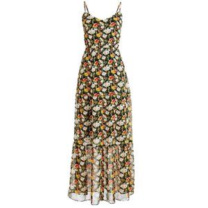 J.CREW Mercantile Tiered Flower Print Maxi Dress
